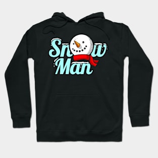 The SnowMan Costume For Christmas Hoodie